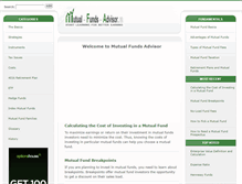 Tablet Screenshot of mutual-funds-advisor.com